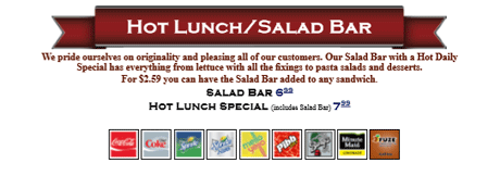 Lunch Menu